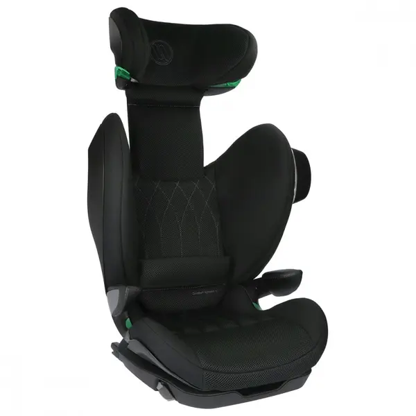 Scaun auto pentru copii Avionaut MaxSpace AirFlow Black cu spatar reglabil, tetiera ajustabila, testare ADAC