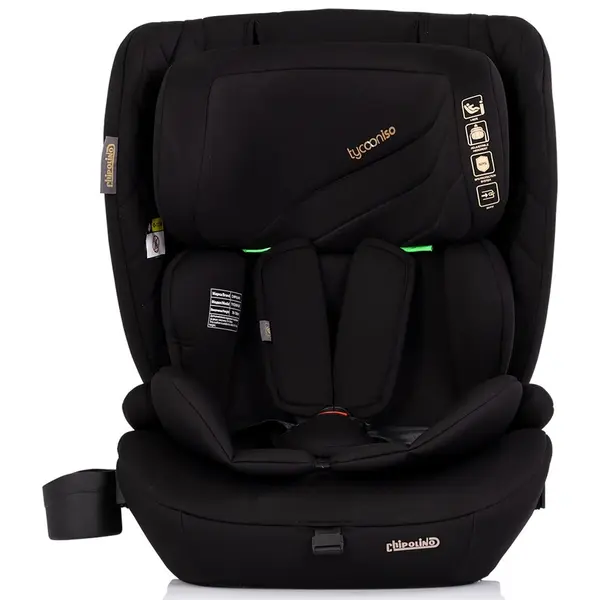 Scaun auto pentru copii Chipolino Tycoon Iso Blackberry i-Size 76-150 cm cu sistem isofix, top tether, protectie la impact lateral SPS, tetiera reglabila, husa detasabila, suport pahar