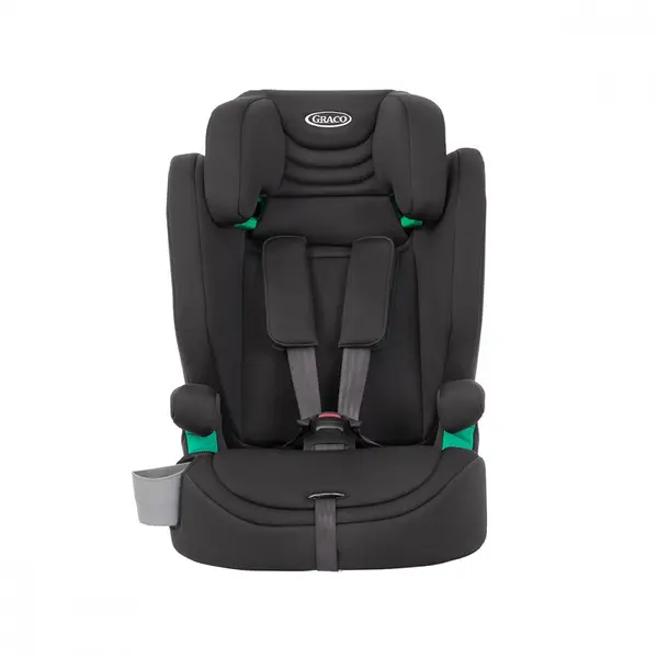 Scaun auto pentru copii Graco Eldura Midnight, 76-150 cm, i-size, tetiera reglabila