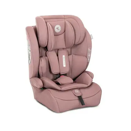 Scaun auto pentru copii Lorelli Adventure, i-Size, R129, 15 Luni-12 Ani, 76-150 cm, tetiera reglabila pe inaltime, sistem de protectie impact lateral, cotiere, calitate premium, Roz