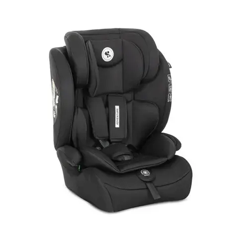 Scaun auto pentru copii Lorelli Adventure, i-Size, R129, 15 Luni-12 Ani, 76-150 cm, tetiera reglabila pe inaltime, sistem de protectie impact lateral, cotiere, calitate premium, Negru