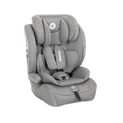 Scaun auto pentru copii Lorelli Adventure, i-Size, R129, 15 Luni-12 Ani, 76-150 cm, tetiera reglabila pe inaltime, sistem de protectie impact lateral, cotiere, calitate premium, Gri