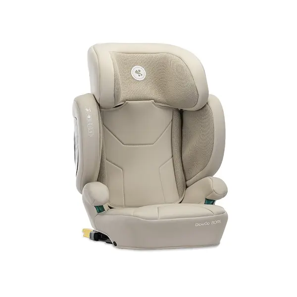 Scaun auto pentru copii Lorelli Growgo Beige cu isofix, pliabil, protectii laterale extensibile, tetiera reglabila, 100-150 cm, 3-12 ani
