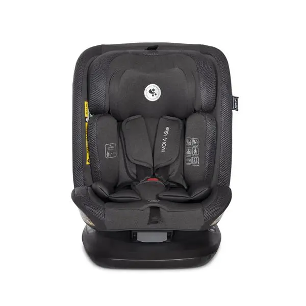 Scaun auto pentru copii Lorelli Imola Black i-Size, isofix, rotativ, 0 luni-12 ani, 40-150 cm