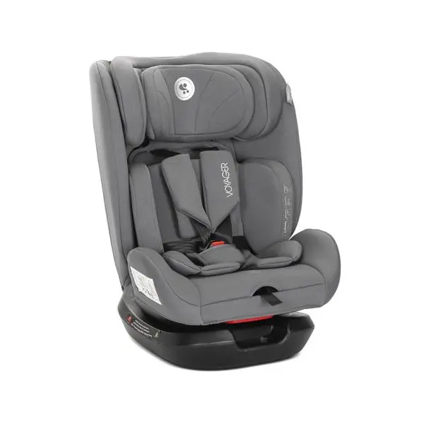 Scaun auto pentru copii Lorelli Voyager Grey i-Size, inclusa pernuta de calatorie, 0 luni-12 ani, 40-150 cm