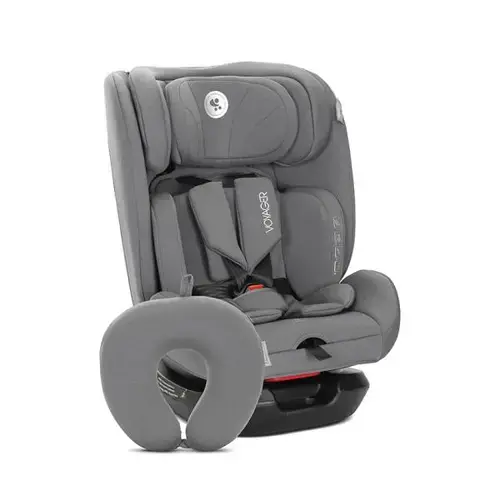 Scaun auto pentru copii Lorelli Voyager, i-Size, inclusa pernuta de calatorie, 0 luni-12 ani, 40-150 cm, Gri