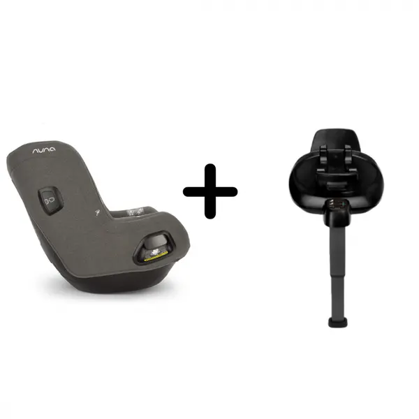 Scaun auto pentru copii Nuna Todl next Thunder rotativ, i-Size, 40-105 cm + baza isofix Base next i-Size pentru Todl next, testat ADAC