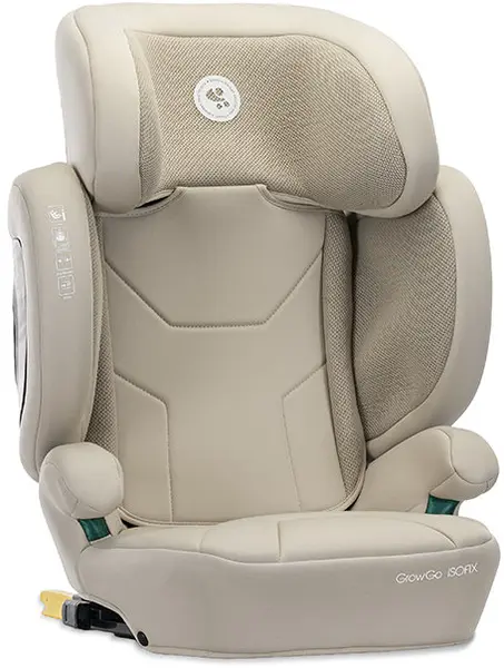 Scaun auto pliabil Lorelli Premium - Growgo, cu IsoFix, i-Size, 100-150 cm, Bej