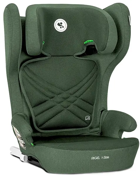 Scaun auto pliabil Lorelli - Rigel, IsoFix, i-Size, 100-150 cm, verde