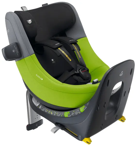 Scaun auto Swandoo - Marie 5, 360°, IsoFix, i-Size, 40-105 cm, Lime/Sesame Grey