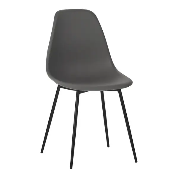 Scaun Ballen Gri inchis 41.5x53x84.5 cm