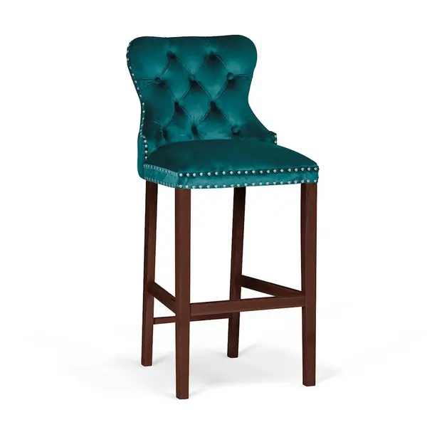 Scaun Bar Madame Aqua/Nuc BL85 L70 cm