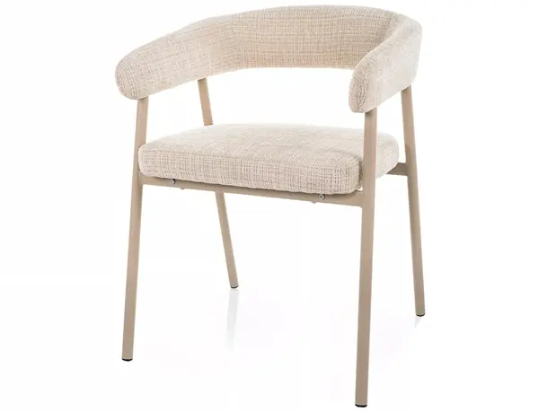 Scaun BELNIRA BEIGE LEGS - Beige