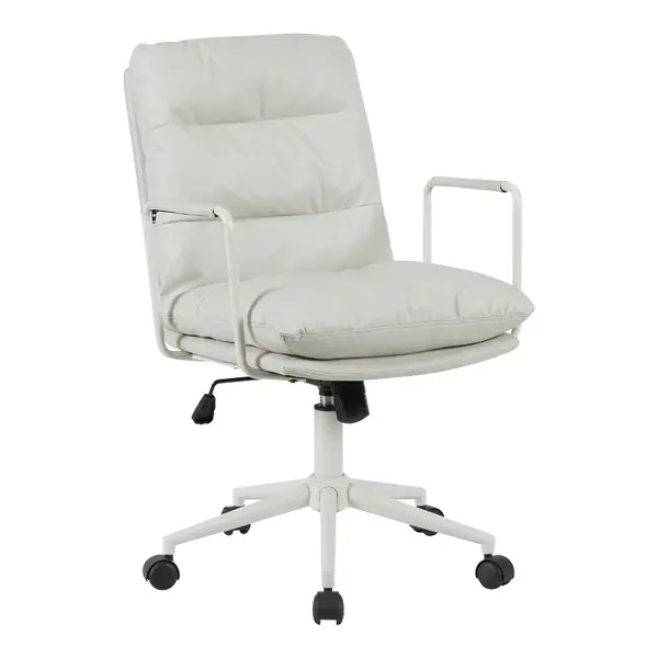 Scaun birou ergonomic Kreno, Textil, gri, 56x67x89-97 cm