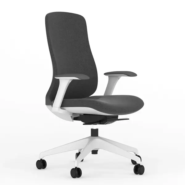 Scaun birou operational cu brate 4D tapitat dark grey Lido W Scaun birou Lido W dark grey