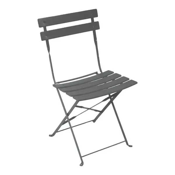 Scaun Bistro pliabil, metalic, antracit, 42x46x82 cm
