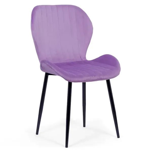 Scaun bucatarie din catifea Semba 248U mov
