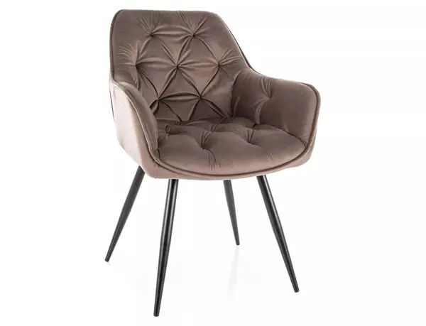 Scaun Cherry velvet cappuccino Blu38