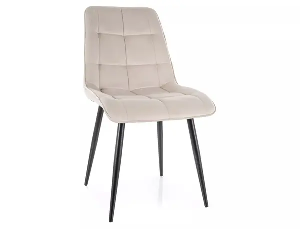 Scaun Chic velvet bej deschis Blu30