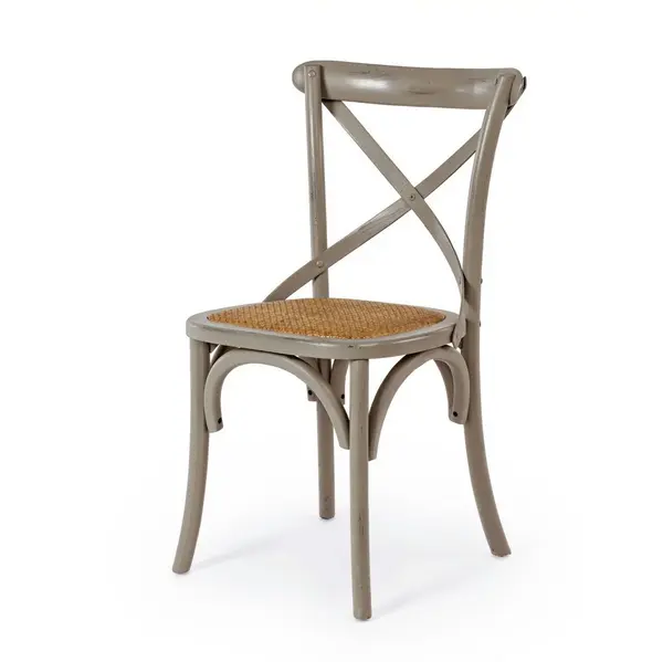 Scaun CROSS COLORS WOOD - Grey