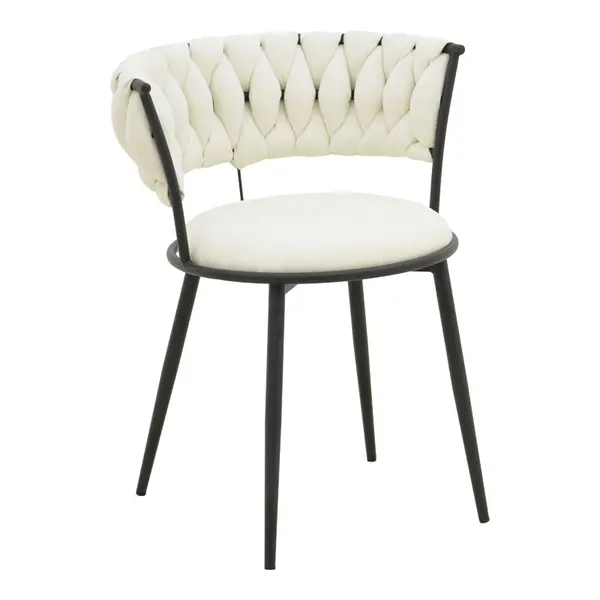 Scaun cu brate Alkia I Ecru 57x58.5x72 cm