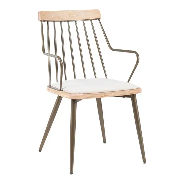 Scaun cu brate Posse Bej 52x59x83 cm
