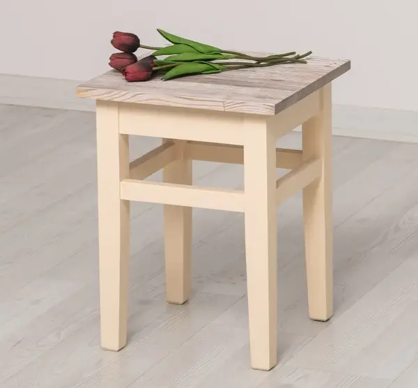 Scaun cu finisaj Beige / Dove Grey