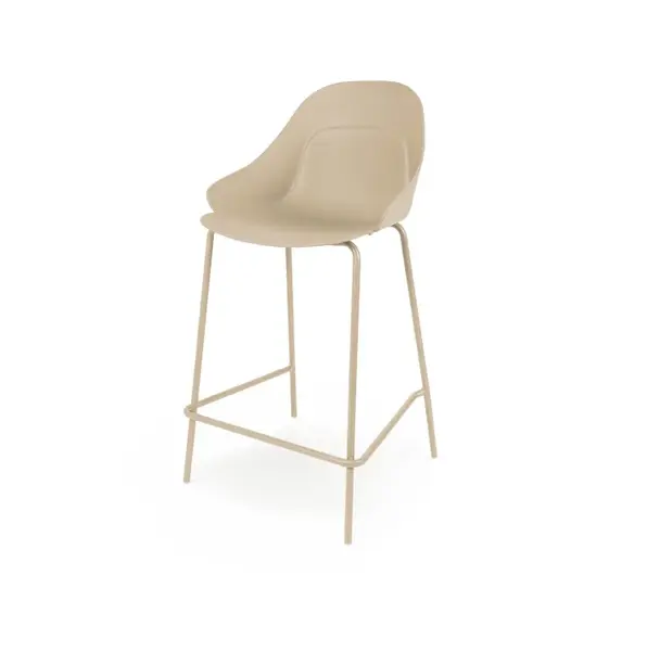 Scaun de bar ABARON H67 CM - Beige