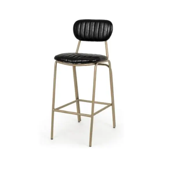 Scaun de bar ADDY H73 CM BLACK - Negru