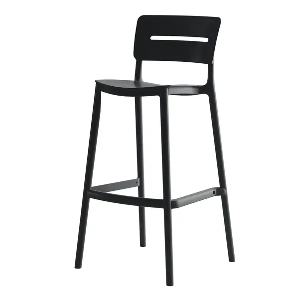 Scaun de bar ALEXA H75 CM - Negru