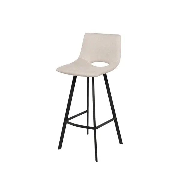 Scaun de bar ALSTER H75 CM - Beige