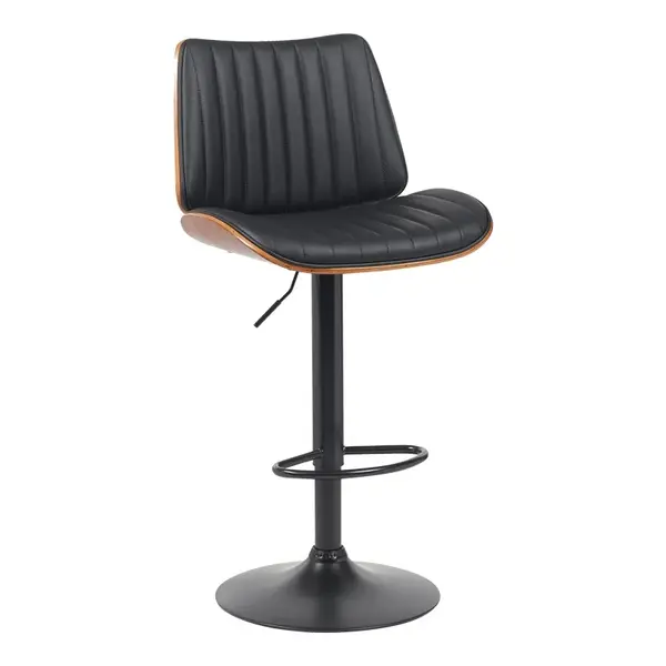 Scaun de bar Amani Negru 50.5x54x107.5 cm