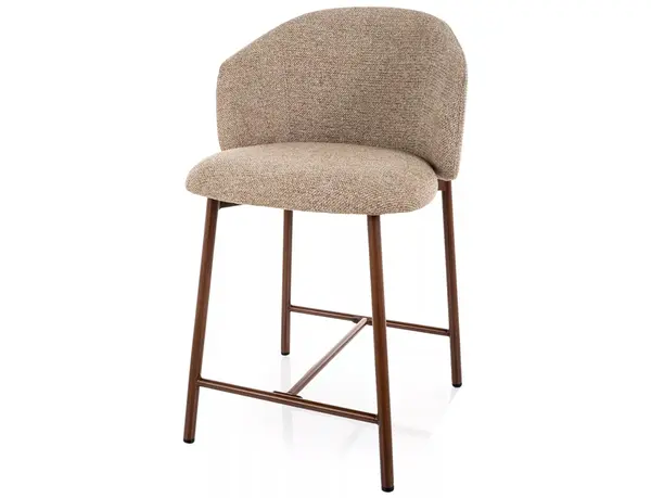 Scaun de bar ARMELIO D H60 CM - Beige