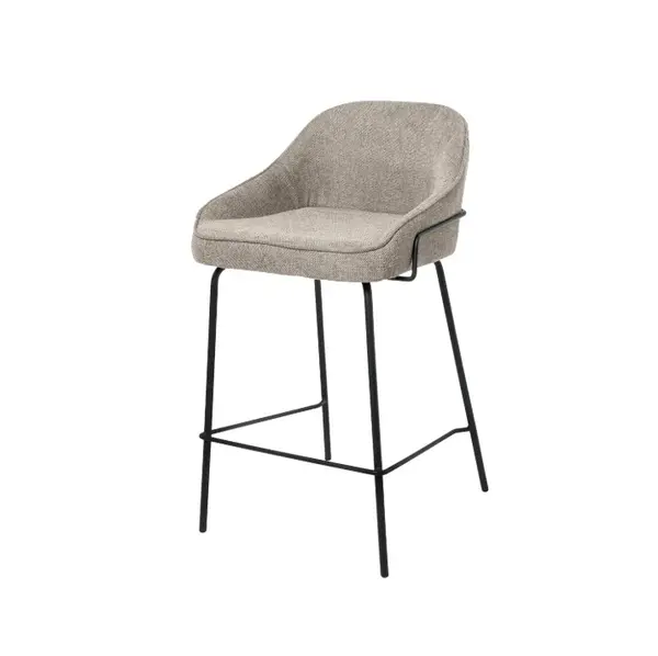 Scaun de bar ARVIC H66 CM - Taupe
