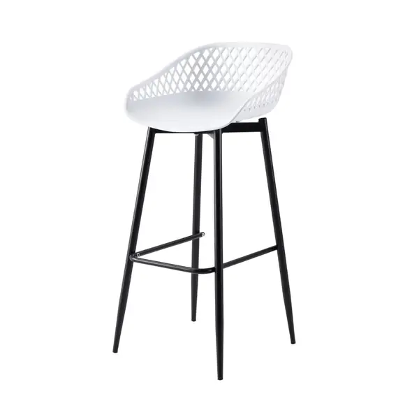 Scaun de bar AVAIA H73 CM - Alb