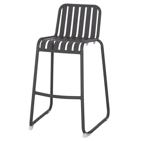 Scaun de bar AVIRON H76 CM - Gri inchis