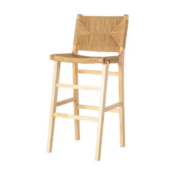 Scaun de bar BASILO H75 CM - Lemn