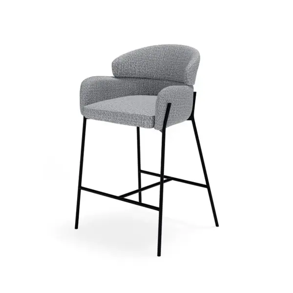 Scaun de bar BERGIN H65 CM - Grey
