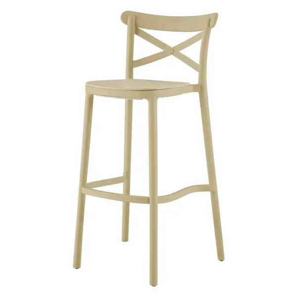 Scaun de bar BUMBAR H76 CM - Beige