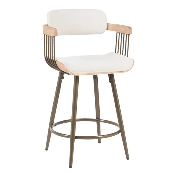 Scaun de bar Cameo Bronz 53x50x93 cm