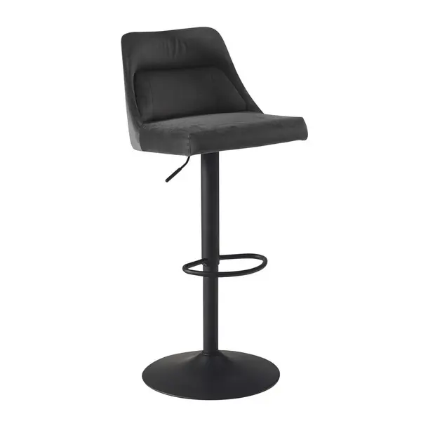 Scaun De Bar din textil, gri