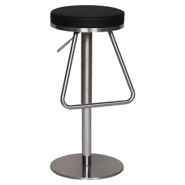 Scaun De Bar din textil, negru