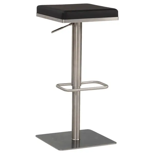 Scaun De Bar din textil, negru