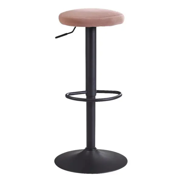 Scaun De Bar din textil, roz