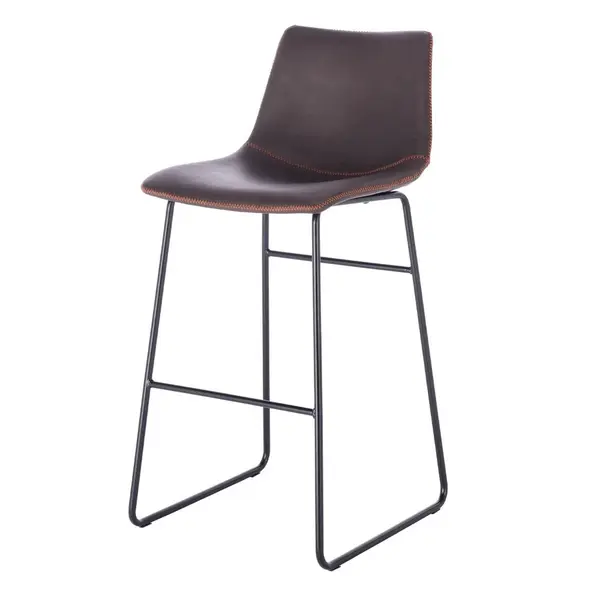 Scaun de bar ESTRINA H73 CM - Maro