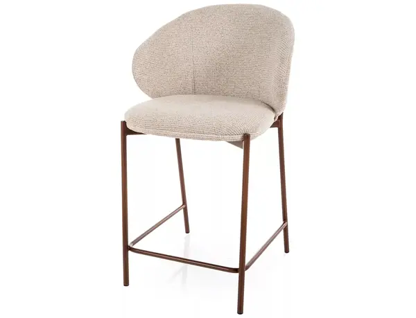 Scaun de bar FARGION H61 CM - Cream