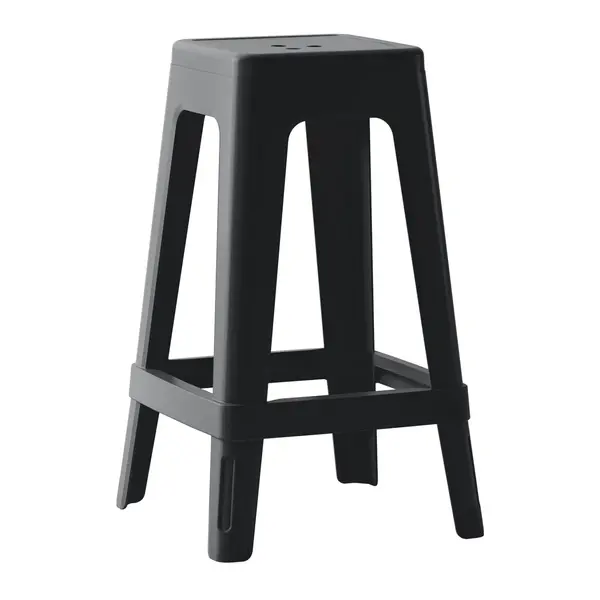Scaun de bar FERVON H65 CM - Negru