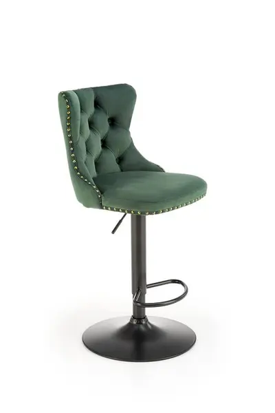Scaun de bar H117 velvet verde