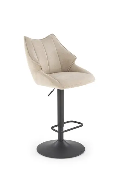 Scaun de bar H122 bej/negru