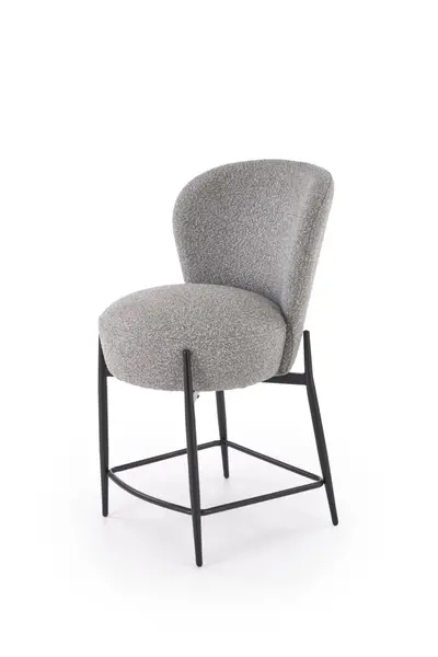 Scaun de bar H126 stofa gri H95 cm